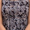 feranoid Women Cotton Printed Sleeveless Strap Peplum Top - Image 7