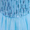 Hopscotch Girls Sequin Embellished Maxi Gown In Blue Color For Ages 2-3 Years - Image 3