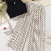 TAGAS Girls Solid Tank Top & Polka Dot Wide Leg Pants || COORDINATED_OUTFIT || DRESS || TOP WITH PALAZZOS ||(GTP-65) - Image 6