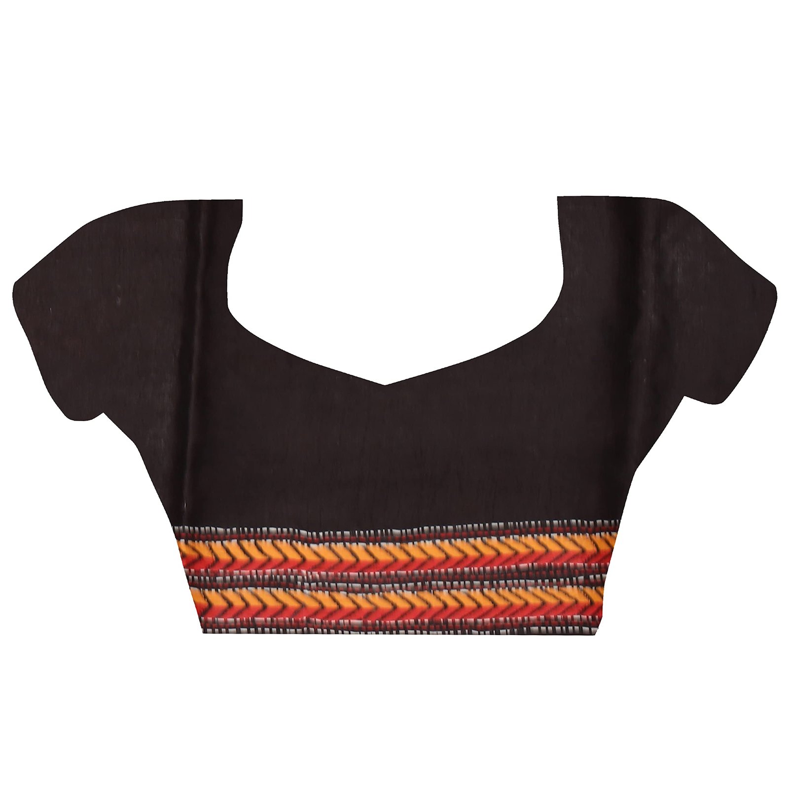 Ruprekha Fashion Women's Mustard Yellow Colour Pure Silk Saree Hand Embroidered Kantha Stitch on Batik Printed Saree - Image 2