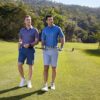 M MAELREG Golf Shirts for Men Dry Fit Short Sleeve Print Performance Moisture Wicking Polo Shirt - Image 3